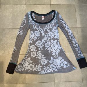 Free People Long Sleeve Tunic/ Top